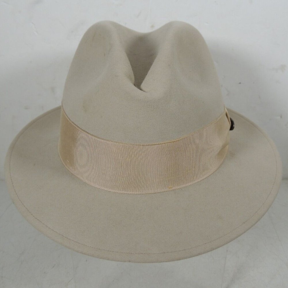 Classic Beige Fedora Hat